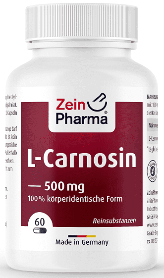 Zein Pharma L-Carnosine, 500mg - 60 caps