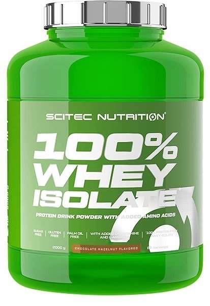 SciTec 100% Whey Isolate, Chocolate Hazelnut - 2000 grams