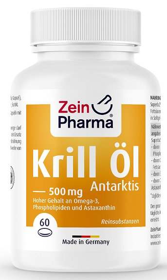 Zein Pharma Krill Oil Antarctic, 500mg - 60 caps