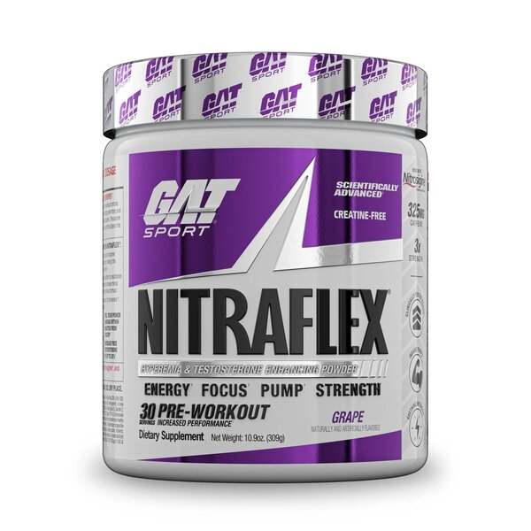 GAT Nitraflex Advanced, Grape - 309 grams