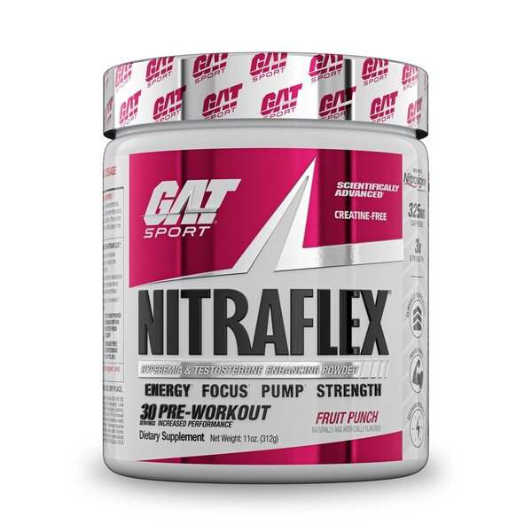 GAT Nitraflex Advanced, Fruit Punch - 312 grams