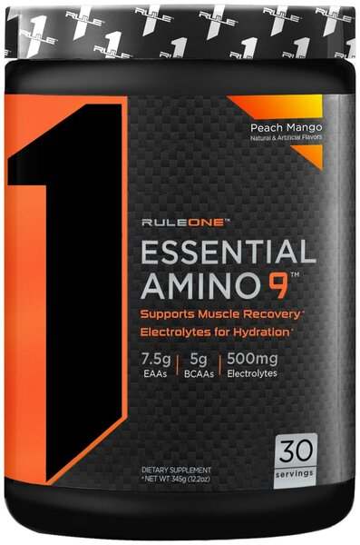 Rule One Essential Amino 9, Peach Mango (EAN 837234108406) - 345 grams