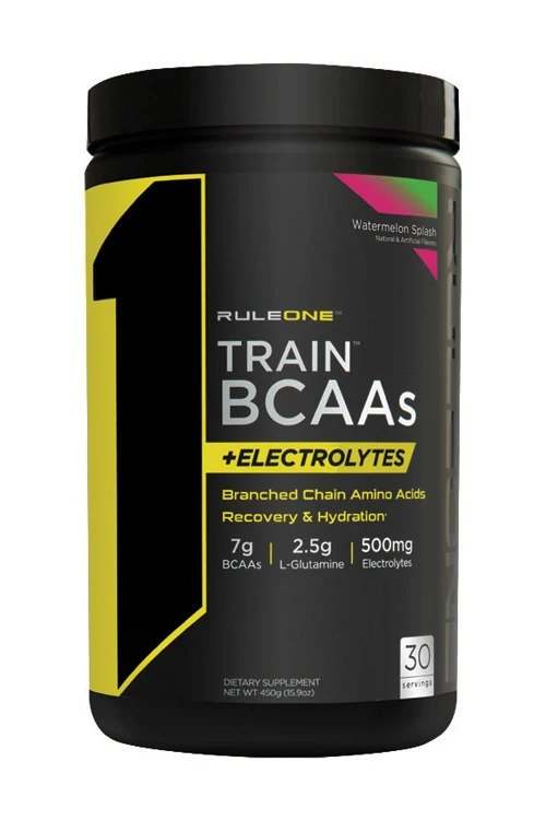 Rule One Train BCAAs + Electrolytes, Watermelon Splash - 450 grams