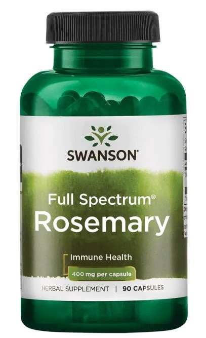 Swanson Rosemary, 400mg - 90 caps