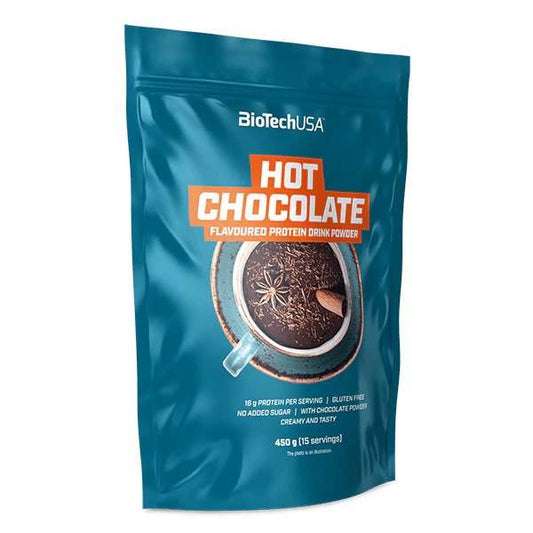 BioTechUSA Hot Chocolate Protein Drink Powder - 450 grams