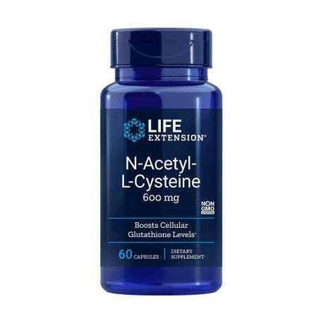 Life Extension N-Acetyl-L-Cysteine, 600mg - 60 caps