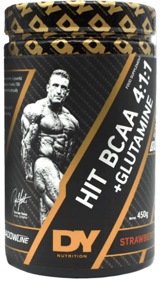 Dorian Yates HIT BCAA 4:1:1 + Glutamine, Strawberry - 450 grams