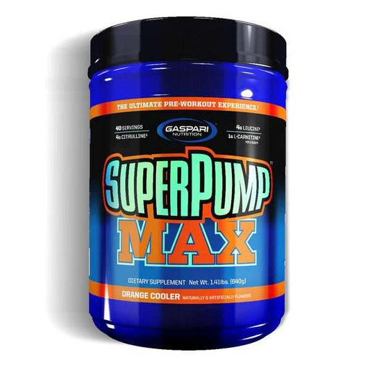 Gaspari Nutrition SuperPump MAX, Orange Cooler - 640 grams