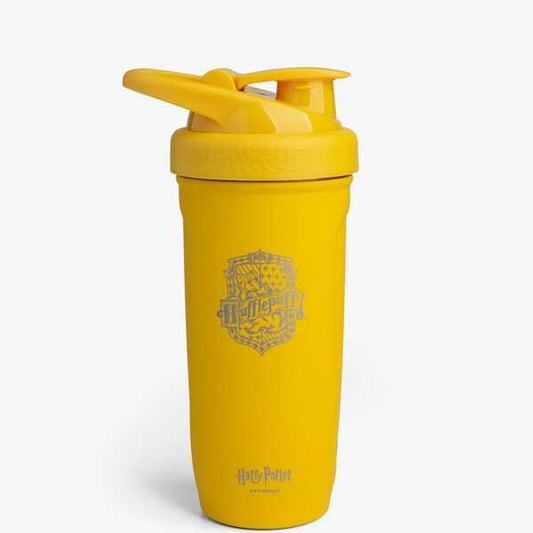 SmartShake Harry Potter Collection Stainless Steel Shaker, Hufflepuff - 900 ml.