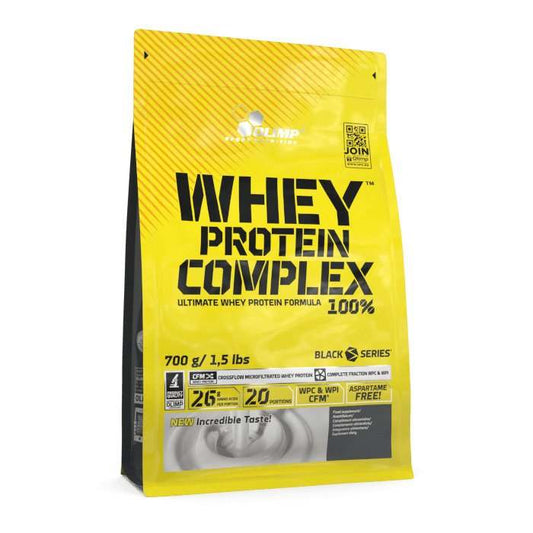 Olimp Nutrition Whey Protein Complex 100%, White Chocolate & Raspberry - 700 grams