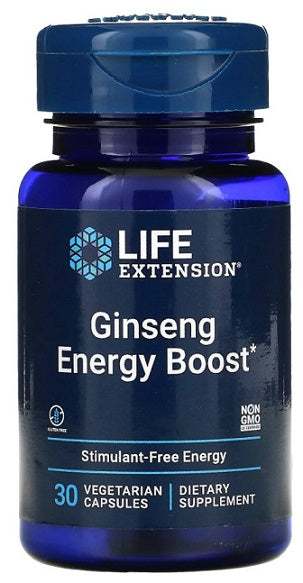 Life Extension Ginseng Energy Boost - 30 vcaps