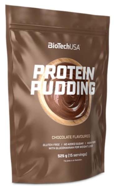 BioTechUSA Protein Pudding, Chocolate - 525 grams