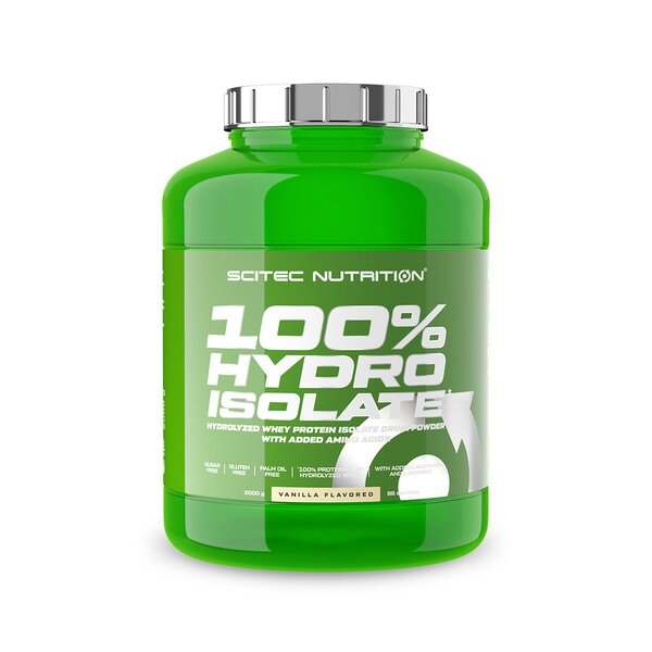 SciTec 100% Hydro Isolate, Vanilla - 2000 grams