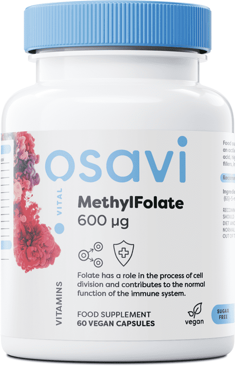 Osavi MethylFolate, 600mcg - 60 vegan caps