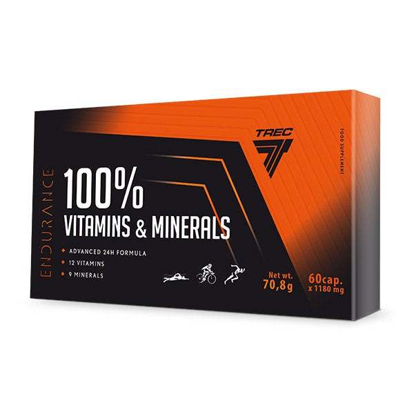 Trec Nutrition Enudrance 100% Vitamins & Minerals - 60 caps