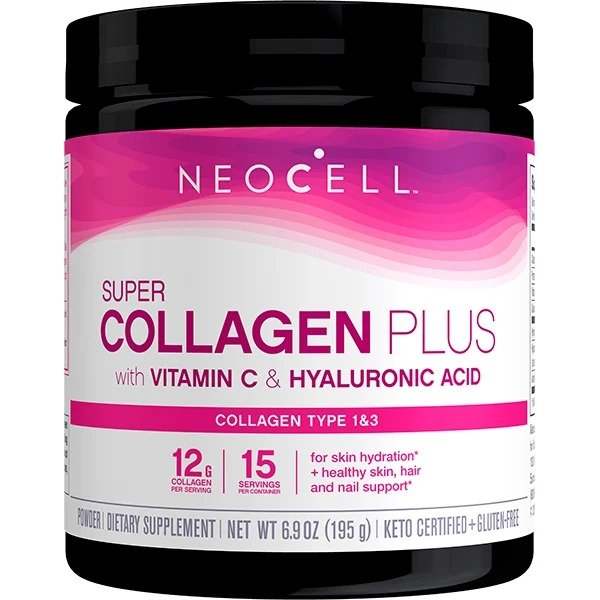 NeoCell Super Collagen Plus with Vitamin C & Hyaluronic Acid - 195 grams