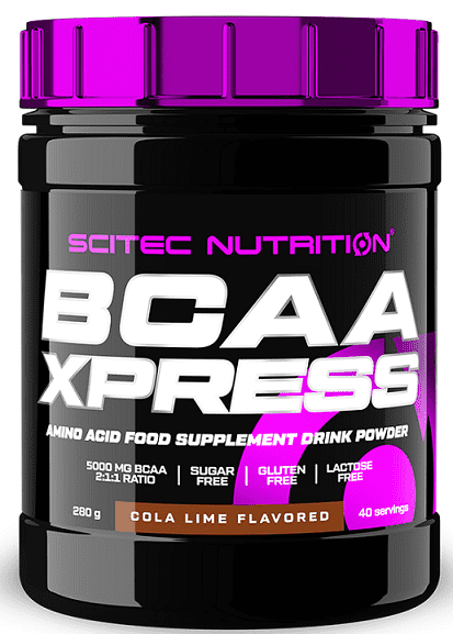 SciTec BCAA Xpress, Cola Lime - 280 grams