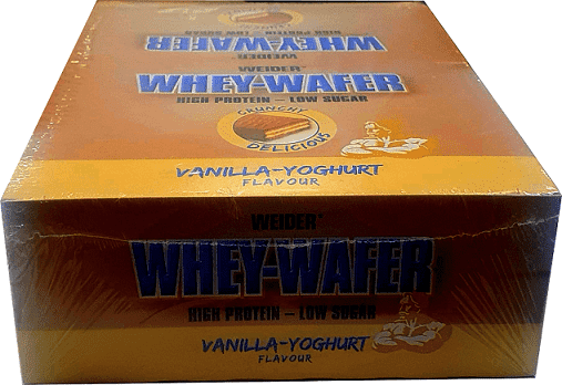 Weider Whey-Wafer, Vanilla Yoghurt - 12 x 35g