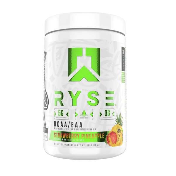 RYSE BCAA + EAA, Strawberry Pineapple - 369 grams