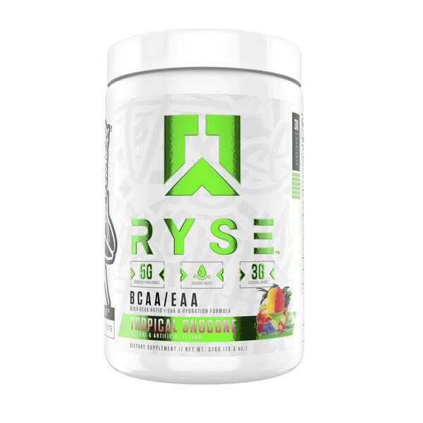 RYSE BCAA + EAA, Tropical Snocone - 378 grams