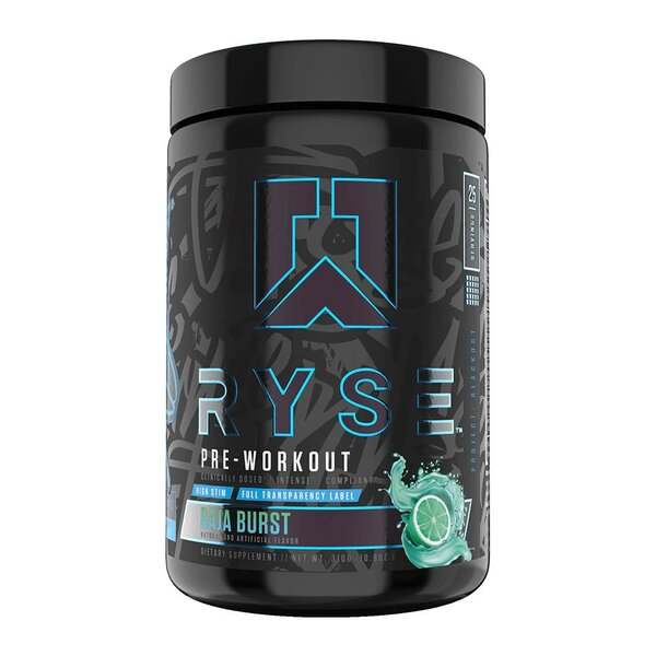 RYSE Pre-Workout - Project Blackout, Baja Burst - 310 grams