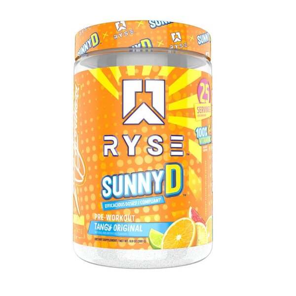 RYSE SunnyD Pre-Workout, Tangy Original - 280 grams