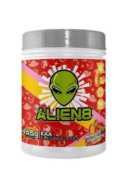 Alien8 EAA + Electrolytes, Banana & Strawberry - 465 grams