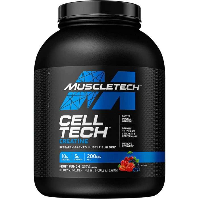 MuscleTech Cell-Tech Creatine, Fruit Punch (US Formula) - 2720 grams