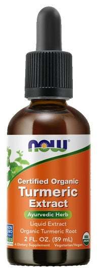 NOW Foods Turmeric Extract Liquid, Organic - 59 ml.