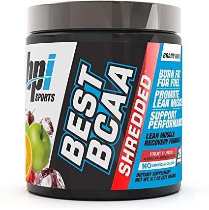 BPI Sports Best BCAA Shredded, Fruit Punch - 275 grams