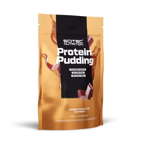 SciTec Protein Pudding (Bag), Double Chocolate - 400 grams