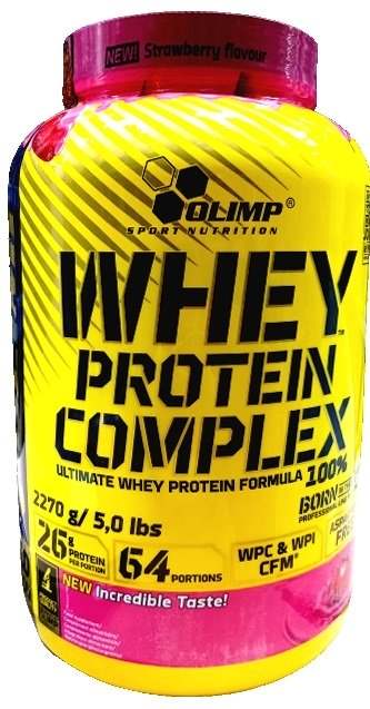 Olimp Nutrition Whey Protein Complex 100%, Strawberry (EAN 5901330067525) - 2270 grams