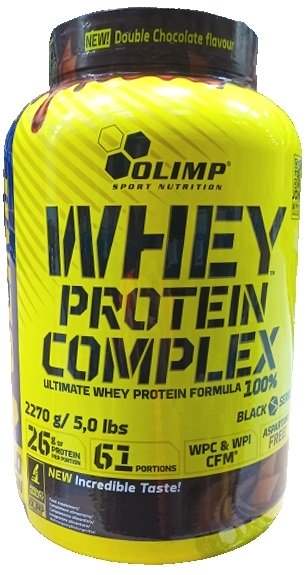 Olimp Nutrition Whey Protein Complex 100%, Double Chocolate (EAN 5901330066290) - 2270 grams