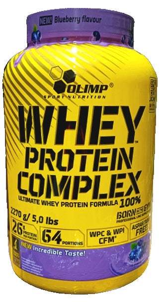 Olimp Nutrition Whey Protein Complex 100%, Blueberry (EAN 5901330066306) - 2270 grams