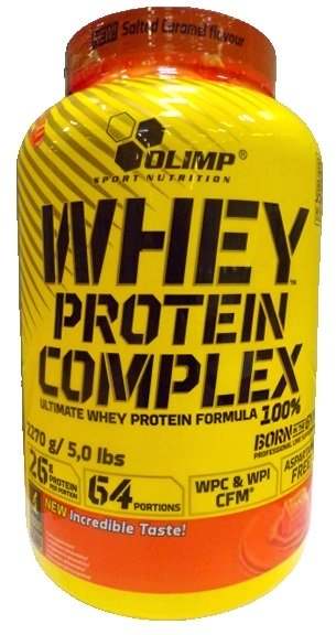 Olimp Nutrition Whey Protein Complex 100%, Salted Caramel (EAN 5901330066313) - 2270 grams