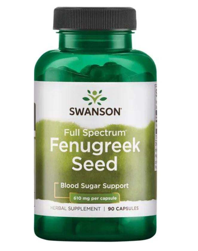 Swanson Fenugreek Seed, 610mg - 90 caps