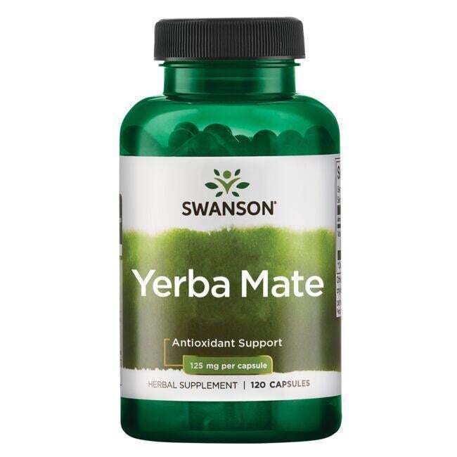 Swanson Yerba Mate, 125mg - 120 caps