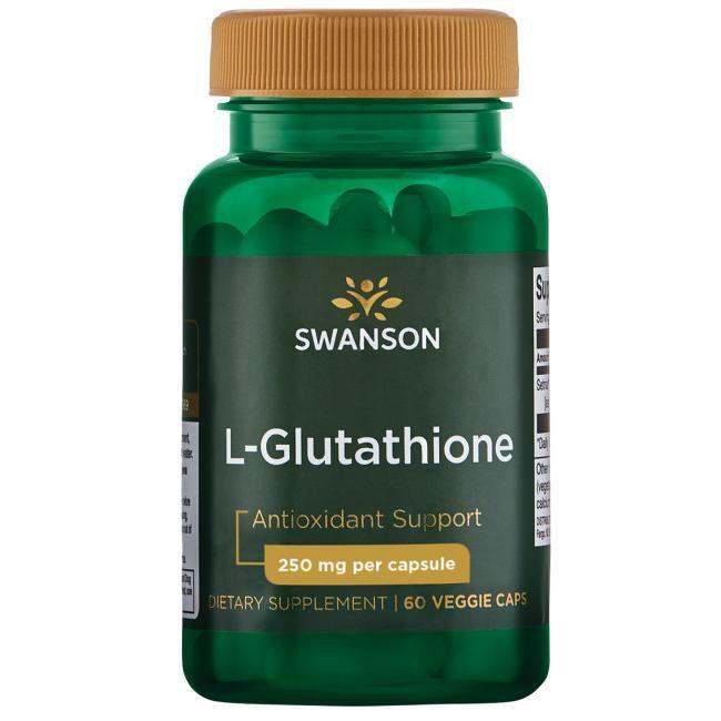 Swanson L-Glutathione, 250mg - 60 vcaps