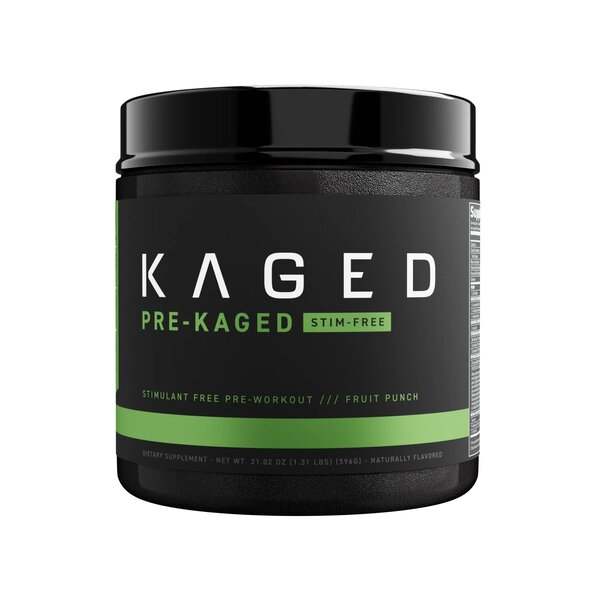 Kaged Muscle Pre-Kaged Stim-Free, Fruit Punch - 596 grams