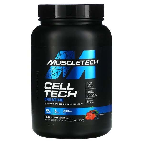 MuscleTech Cell-Tech Creatine, Fruit Punch (US Formula) - 1360 grams