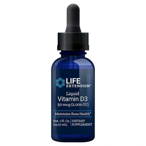 Life Extension Liquid Vitamin D3, 50mcg - 29 ml.