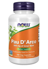 NOW Foods Pau D'Arco, 500mg - 100 vcaps