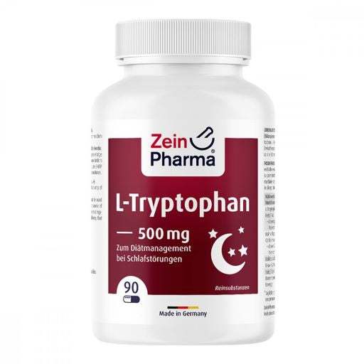 Zein Pharma L-Tryptophan, 500mg - 90 vcaps