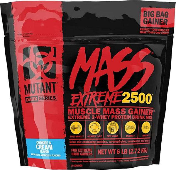 Mutant Mutant Mass Extreme 2500, Cookies & Cream - 2720 grams