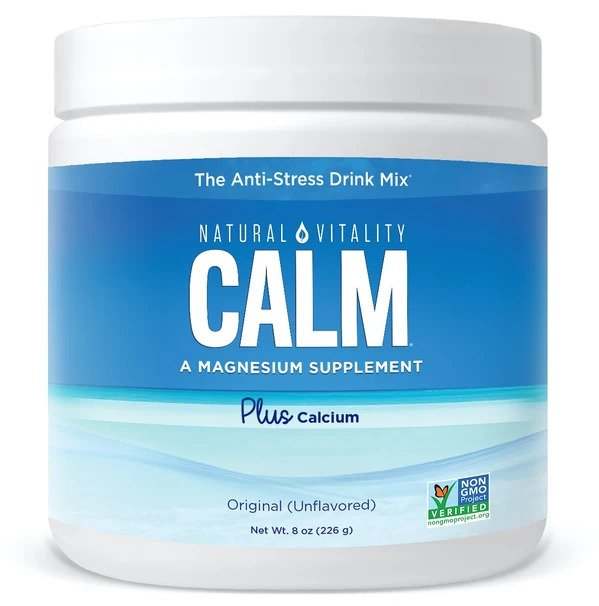 Natural Vitality Natural Calm Plus Calcium, Unflavored - 226 grams