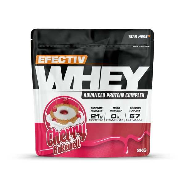 Efectiv Nutrition Whey Protein, Cherry Bakewell - 2000 grams