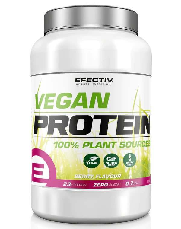 Efectiv Nutrition Vegan Protein, Berry - 908 grams