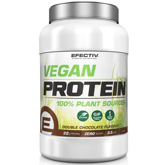 Efectiv Nutrition Vegan Protein, Double Chocolate - 908 grams