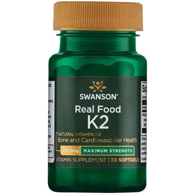 Swanson Vitamin K-2 - Natural, 200mcg - 30 softgels