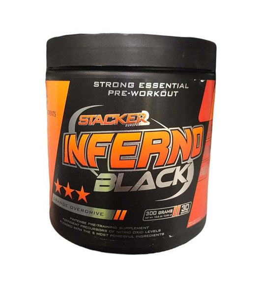 Stacker2 Europe Inferno Black, Orange Overdrive - 300 grams